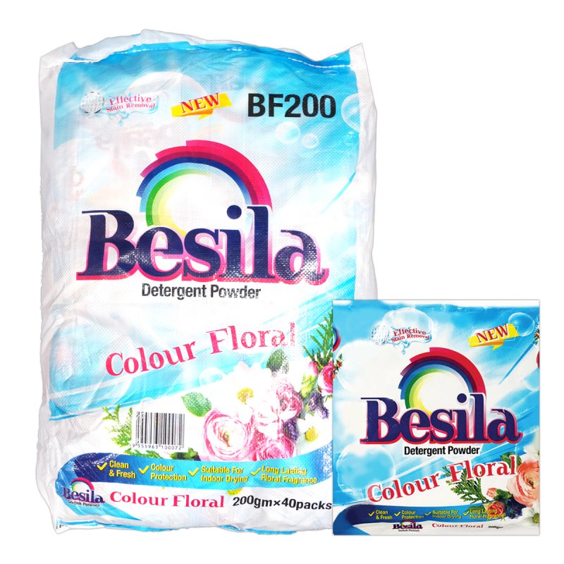Besila Serbuk Pencuci Warna Flora 200G