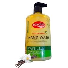 Levalsh Hand Wash Anti Bacterial with Vanilla Flower Extract 500ml.