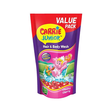 Carrie Junior Hair & Body Wash Cheeky Cherry Refill Pack 500g