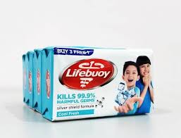 Lifebuoy Cool Fresh Antibacterial Bar Soap 100g