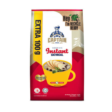 Captain Oats Instant Oatmeal 100g
