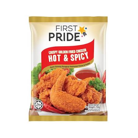 First Pride Fully Cooked Fried Chicken Hot & Spicy 750 g