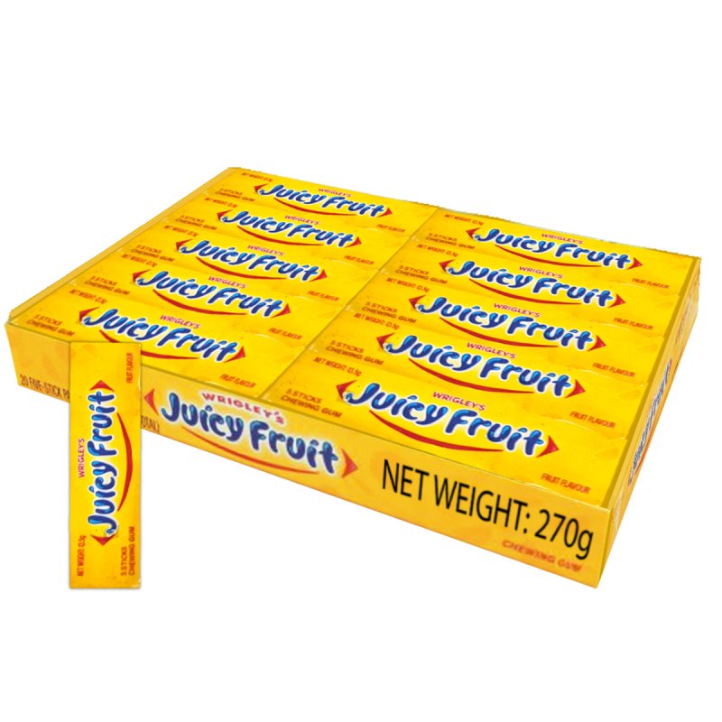 Wrigley's Chewgum Juicy Fruit 5's