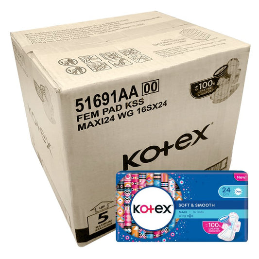 KOTEX MAXI BERSAYAP 24CM 16S