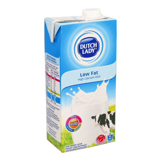 Dutch Lady Low Fat UHT Milk 1L