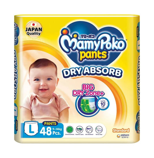 MamyPoko Standard Pants (Size L, 48 pieces)