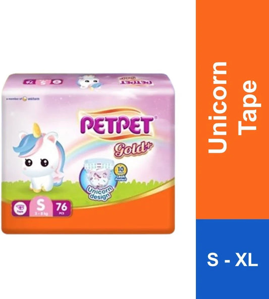 PetPet Gold+ Tape Diapers (Size XL, 42 pieces)