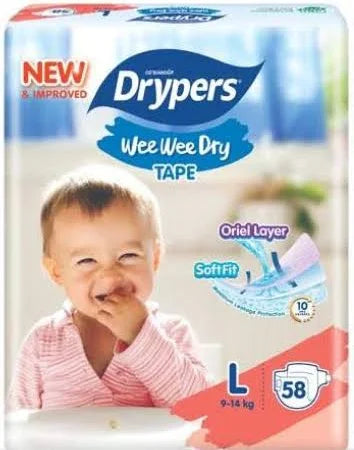 DRYPERS TAPE L LAMPIN BAYI 4*58S