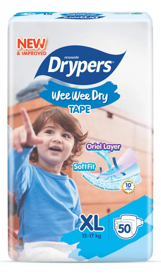 Drypers Wee Wee Dry (Size XL, 50 pieces)
