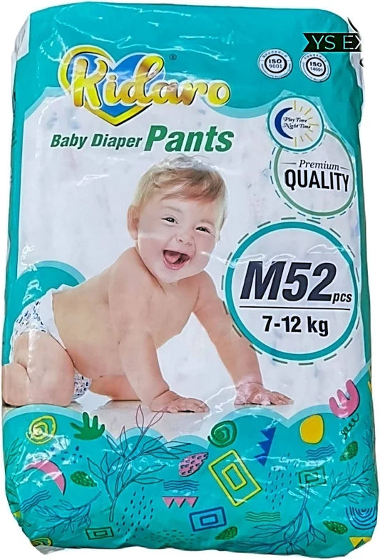 Kidaro Baby Diaper Pants (Size M, 52 pieces)