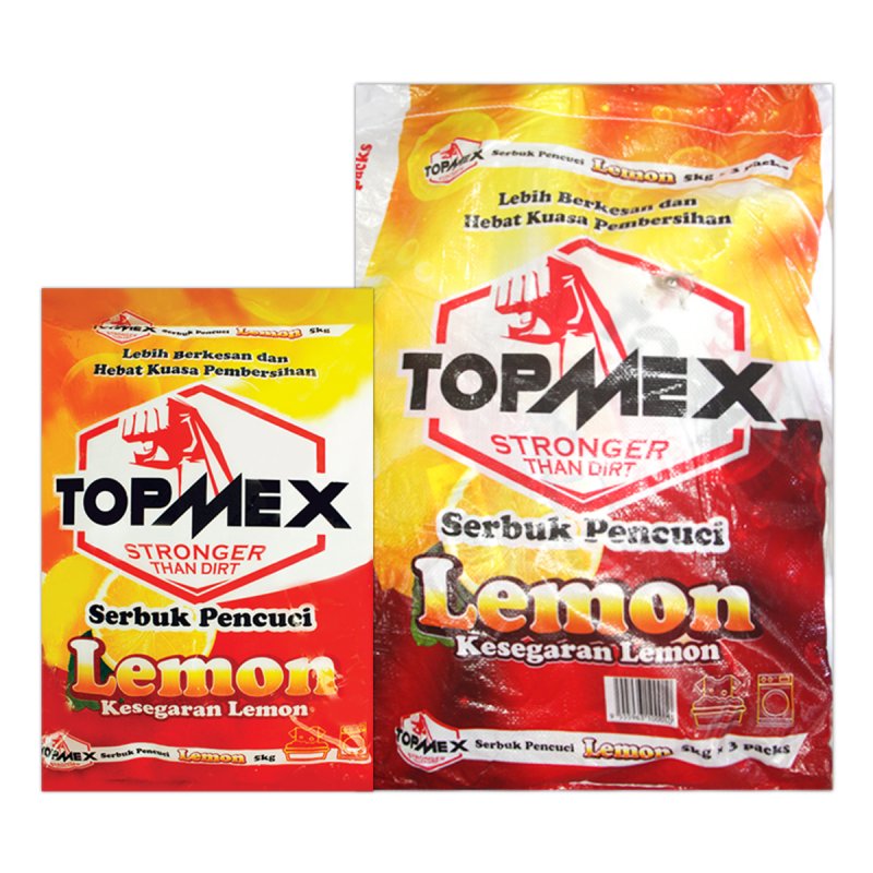 Topmex Serbuk Pencuci Lemon 5KG